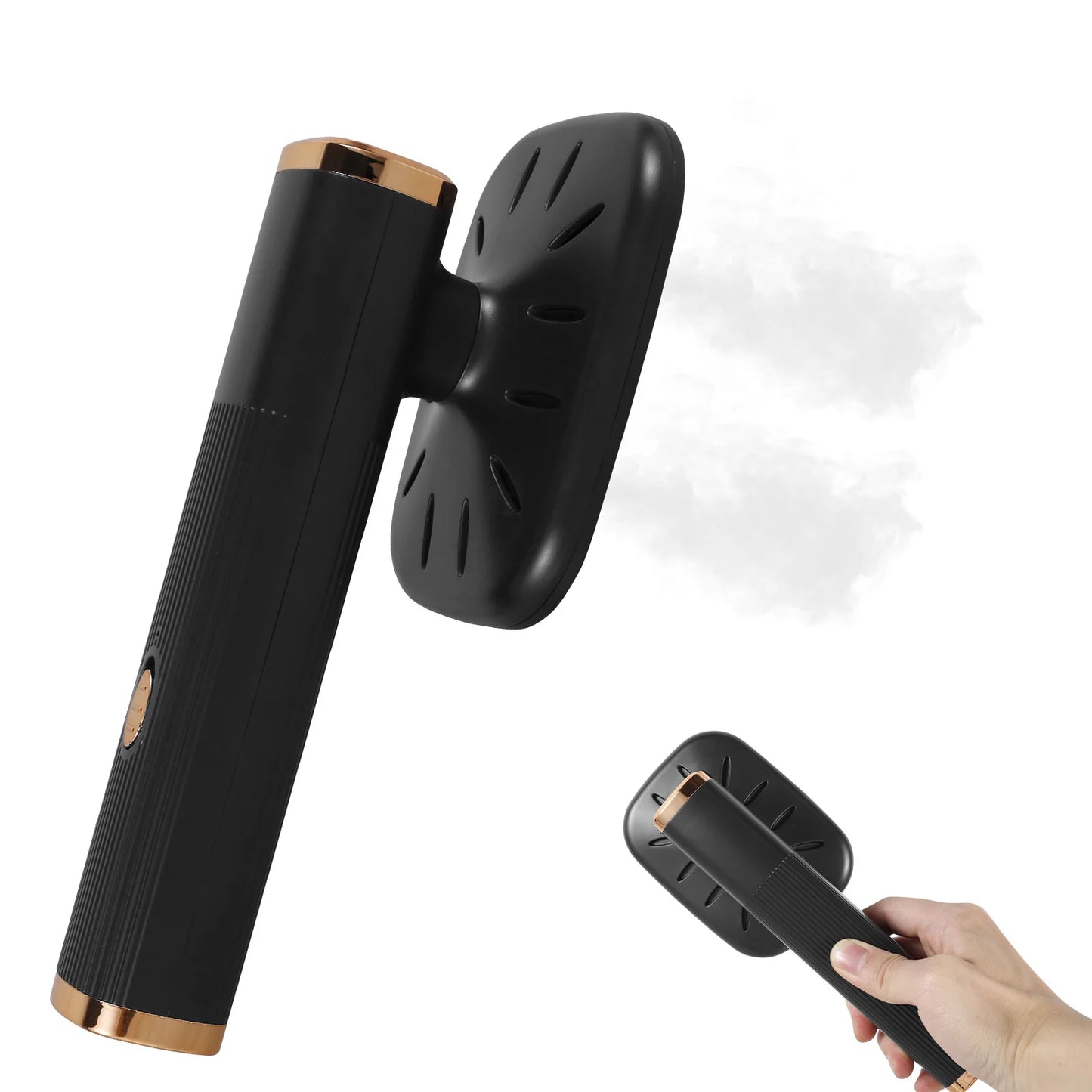 Fer à repasser de voyage, mini-machine à repasser portable, défroisseur à vapeur pour vêtements, éliminateur de plis, fer à vapeur manuel sec et humide pour tissus et vêtements.