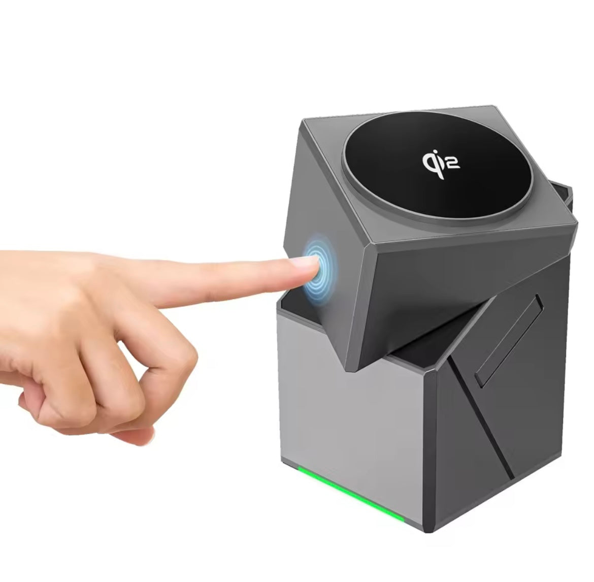 Chargeur sans fil magnétique Magsafe à Autorotation tactile Qi2 3 en 1, 15W, pour Android iPhone iWatch Airpods, Station de charge rapide