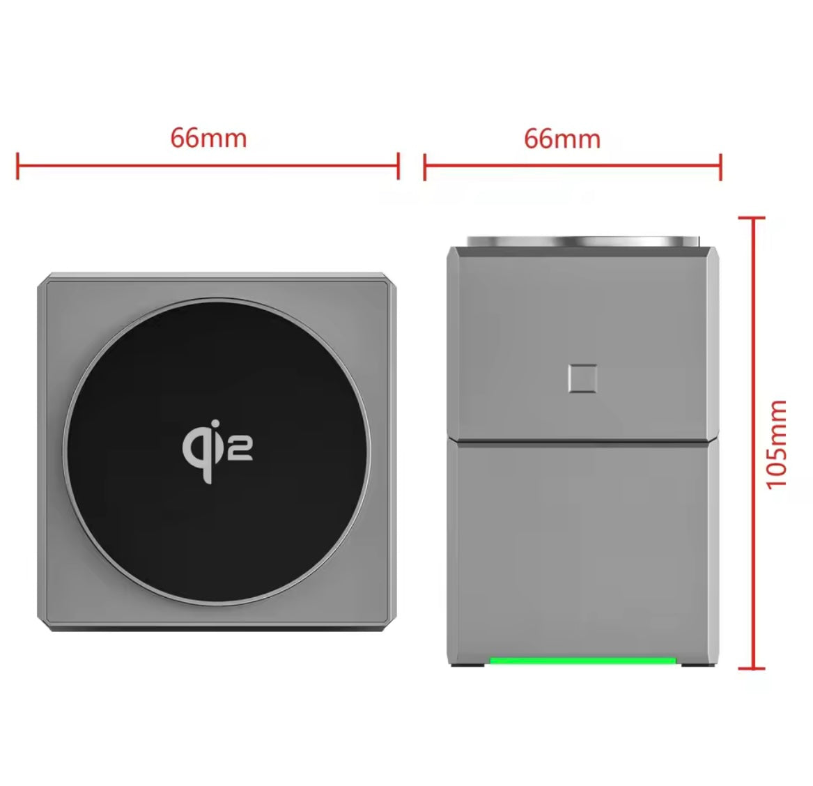 Chargeur sans fil magnétique Magsafe à Autorotation tactile Qi2 3 en 1, 15W, pour Android iPhone iWatch Airpods, Station de charge rapide