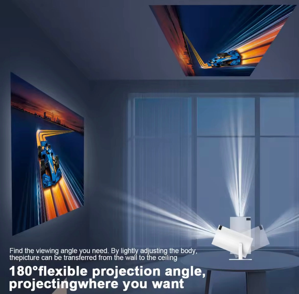 Projecteur magnétique 4K HD Android14 HY300 Pro Wifi6 290ANSI Allwinner H726 BT5.4 1080P 1280*720P cinéma projecteur portable extérieur