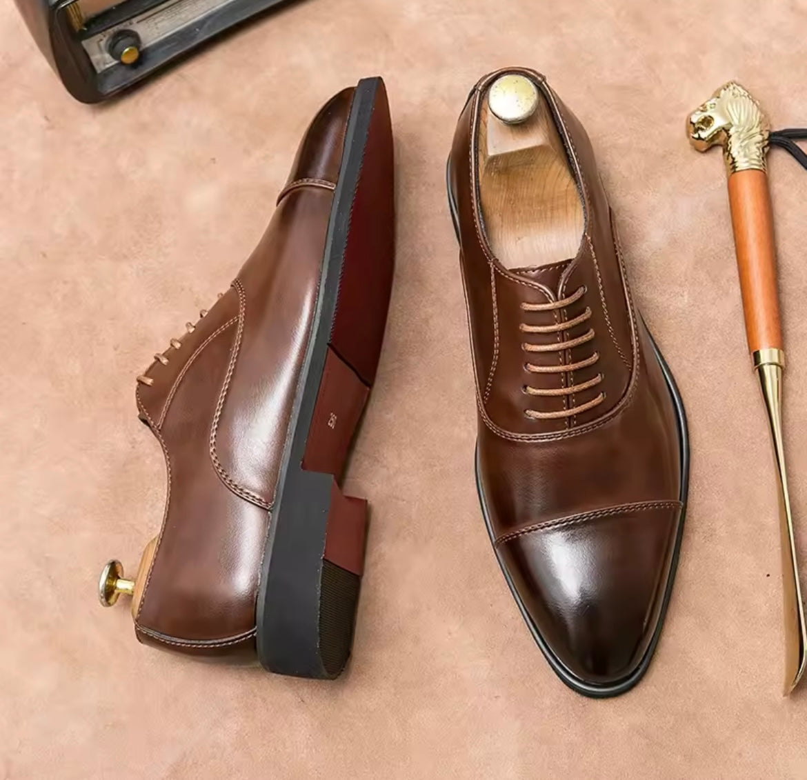 Chaussures habillées pour homme en cuir véritable – Élégance et confort