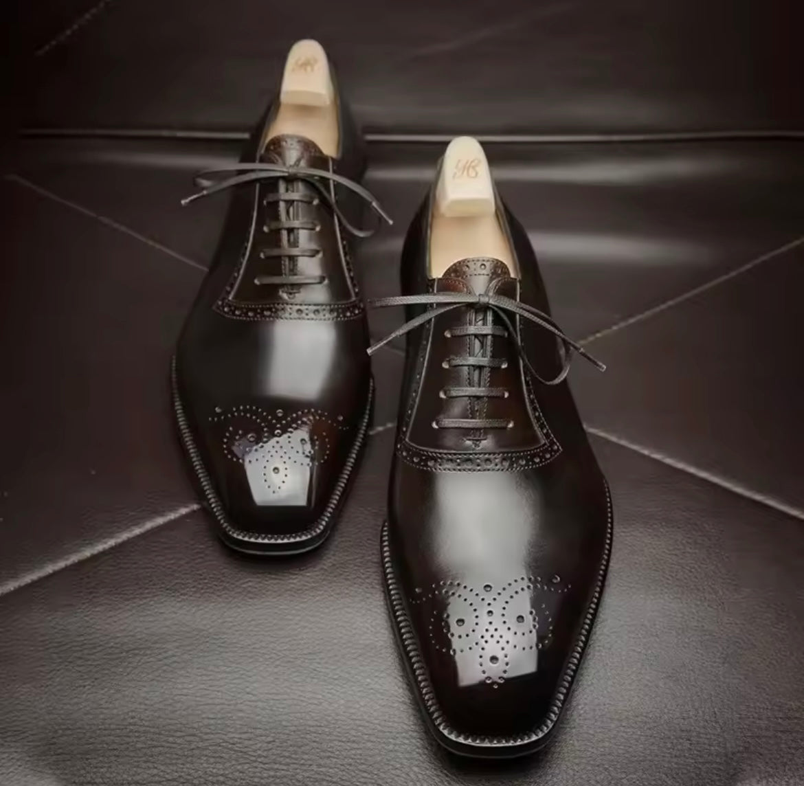 Chaussures habillées pour homme en cuir véritable – Élégance et confort