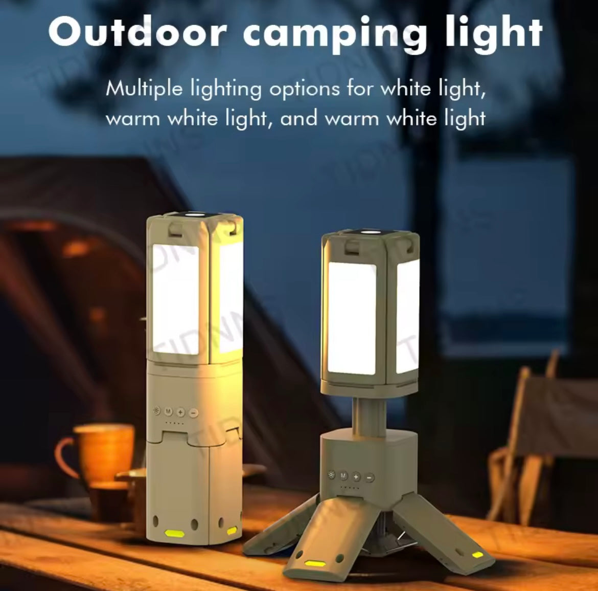 Lampe LED télescopique aste, lanterne de camping, lampe de tente de pêche, randonnée en plein air, super lumineuse, magnétique, rotative, 14000mAh, 6000 LM