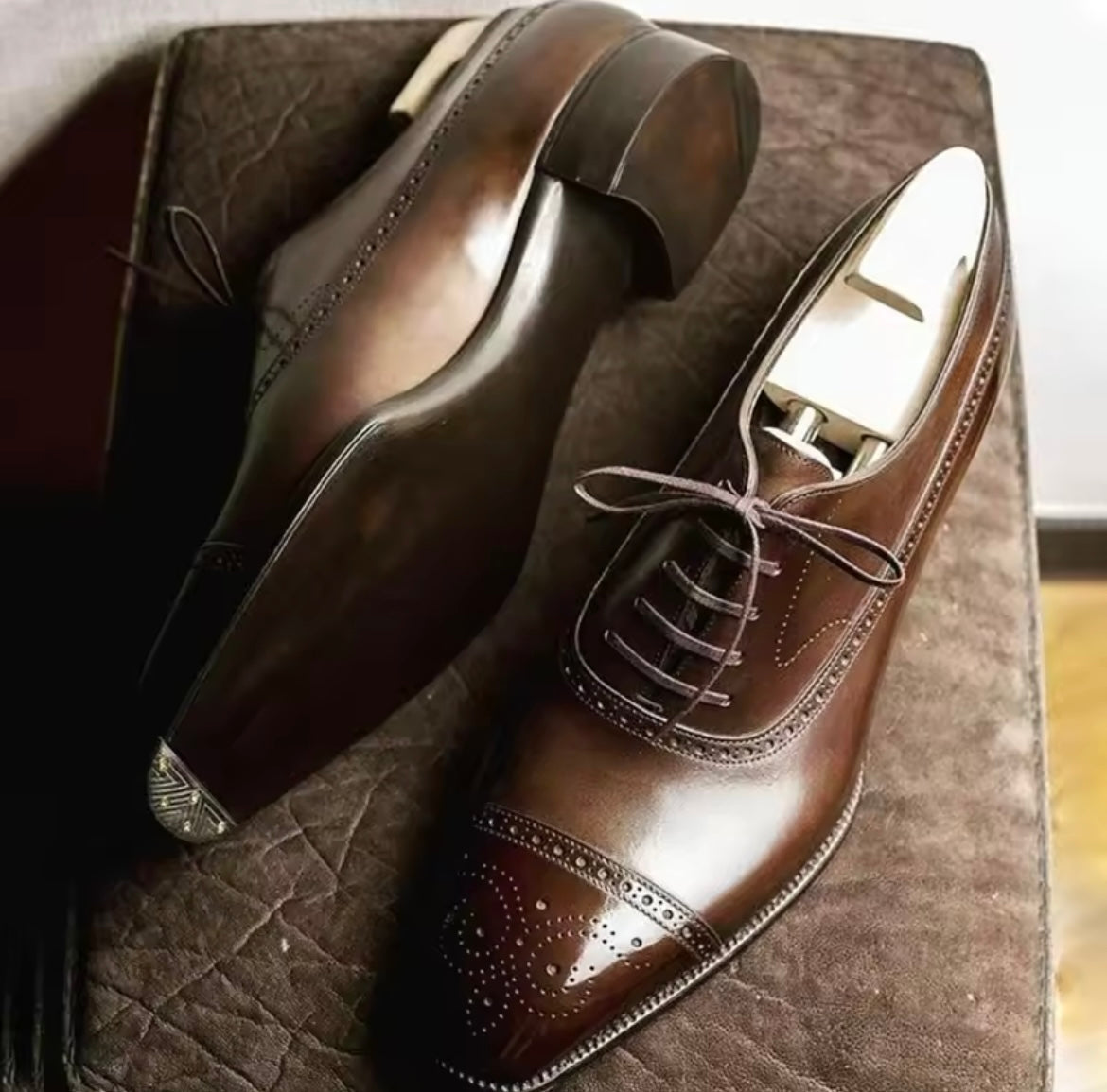 Chaussures habillées pour homme en cuir véritable – Élégance et confort