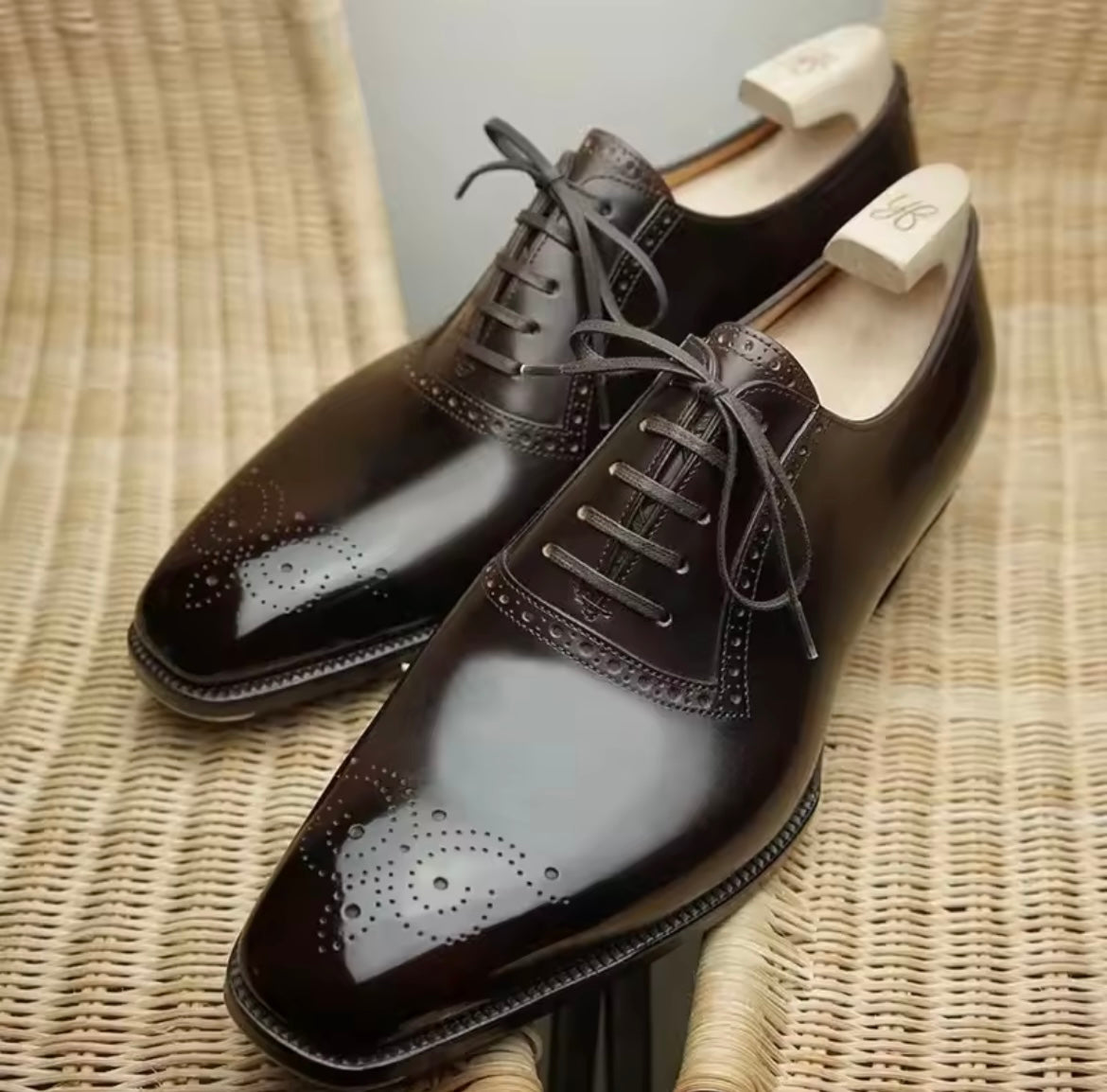 Chaussures habillées pour homme en cuir véritable – Élégance et confort