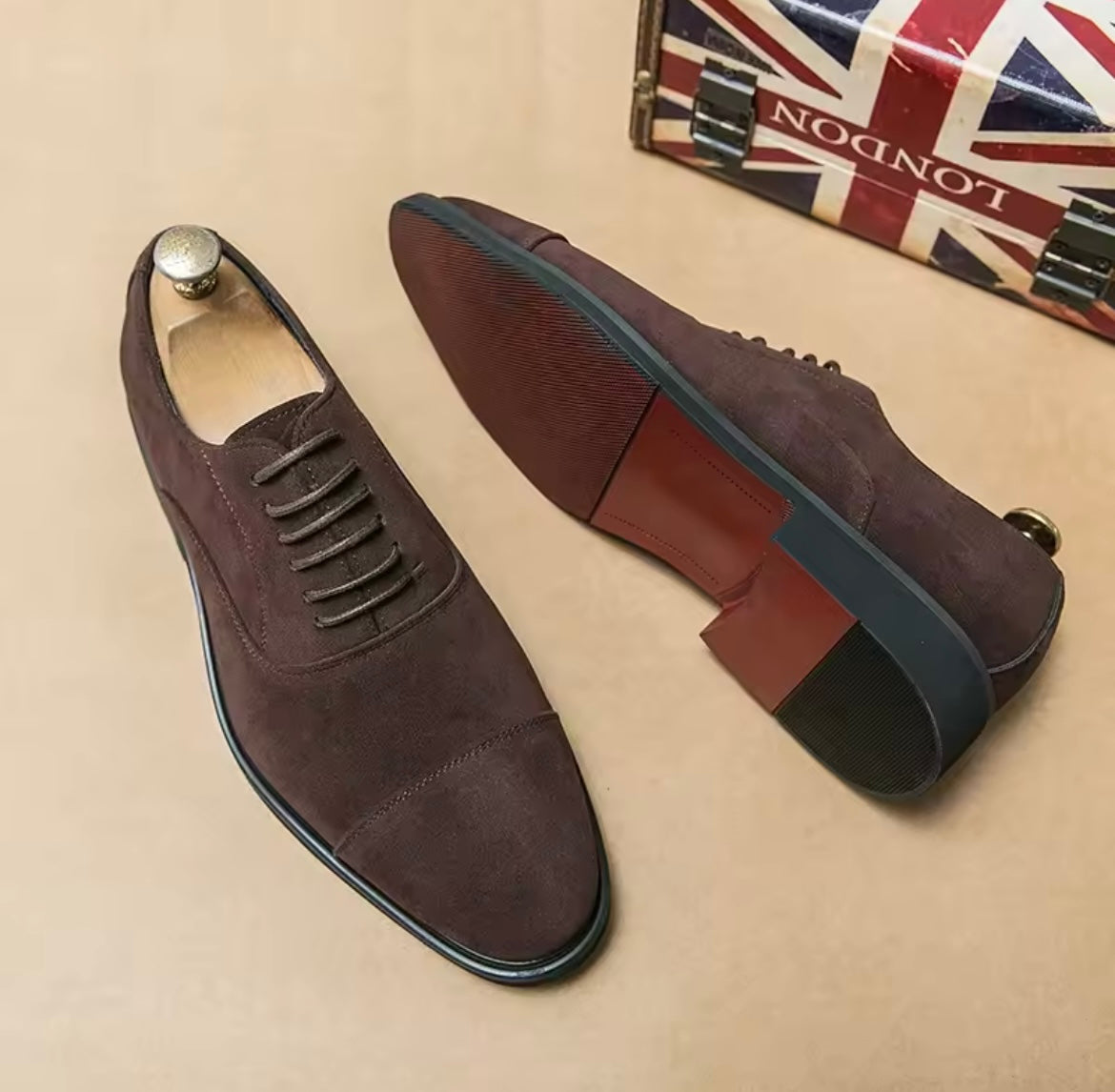 Chaussures habillées pour homme en cuir véritable – Élégance et confort