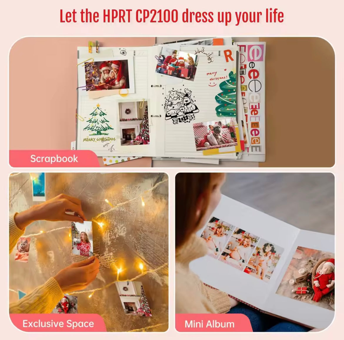 Imprimante Photo Portable 300 DPI – Souvenirs Instantanés en Couleurs