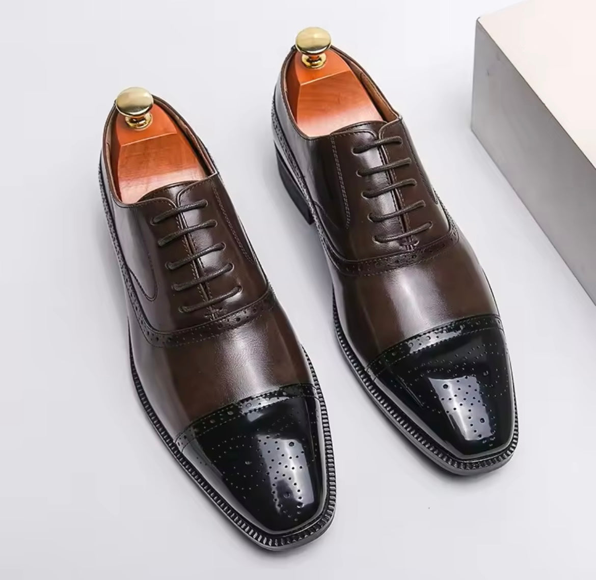 Chaussures habillées pour homme en cuir véritable – Élégance et confort