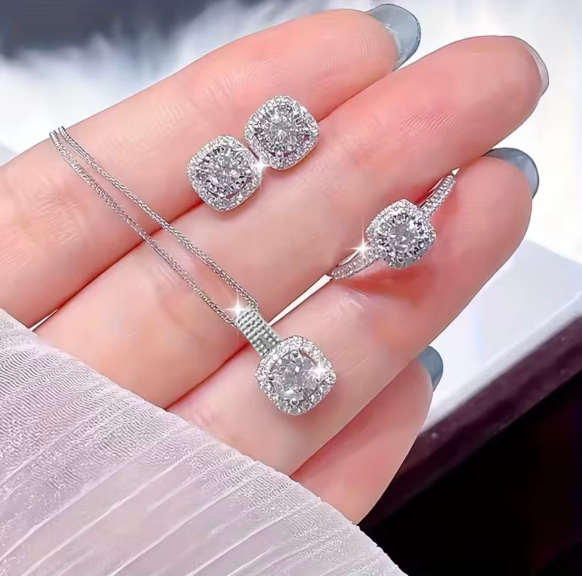 Ensemble bijoux de luxe pour femme