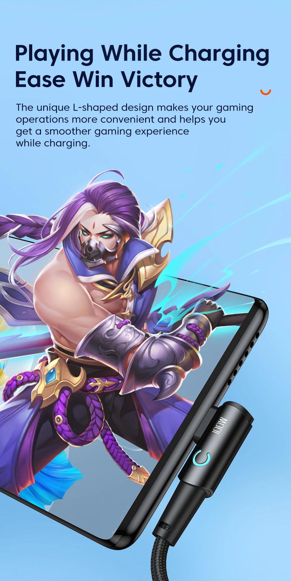 ⚡ Câble de Charge Rapide Toocki 100W/6A – USB-C Haute Performance