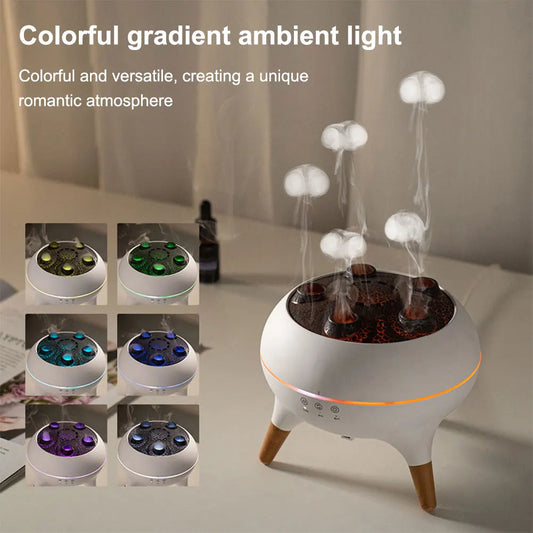 Diffuseur d’Huiles Essentielles LED – Humidificateur & Lumière d’Ambiance Colorée