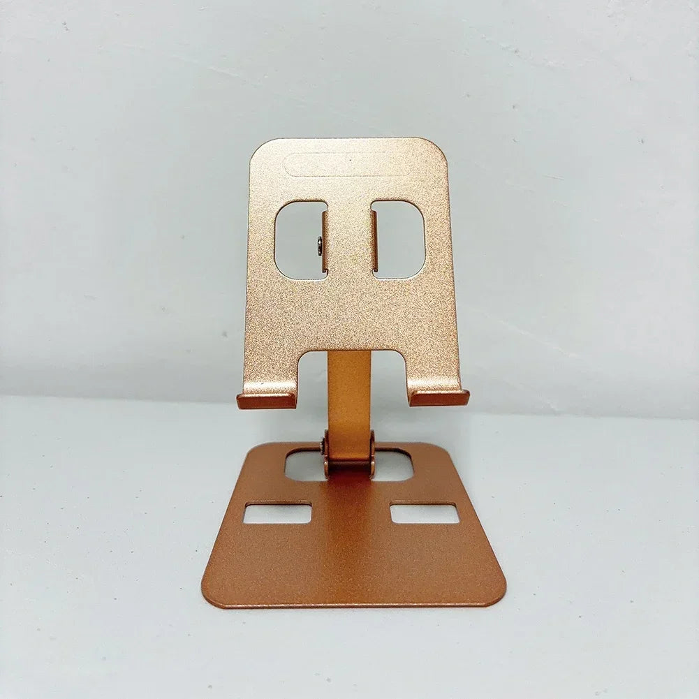 Xikcu Universal Foldable Desk Phone Holder Mount Stand For iPhone 12-16 Mobile Phone Holder Tablet Desktop Aluminum Alloy Holder