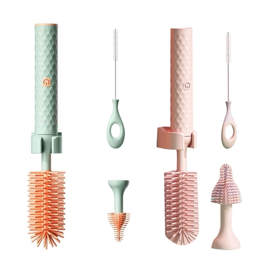 ✨ Kit de Brosses Multifonctions en Silicone – Nettoyage Facile & Hygiénique