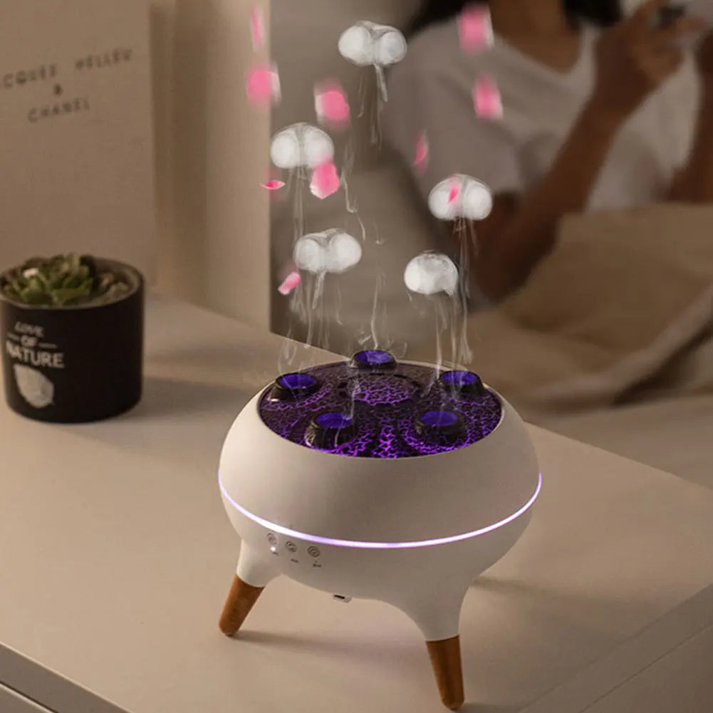 Diffuseur d’Huiles Essentielles LED – Humidificateur & Lumière d’Ambiance Colorée