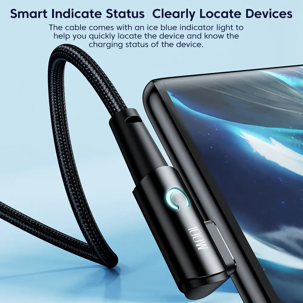 ⚡ Câble de Charge Rapide Toocki 100W/6A – USB-C Haute Performance