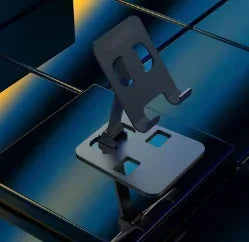 Support Universel en Aluminium pour Téléphone & Tablette – Réglable et Antidérapant