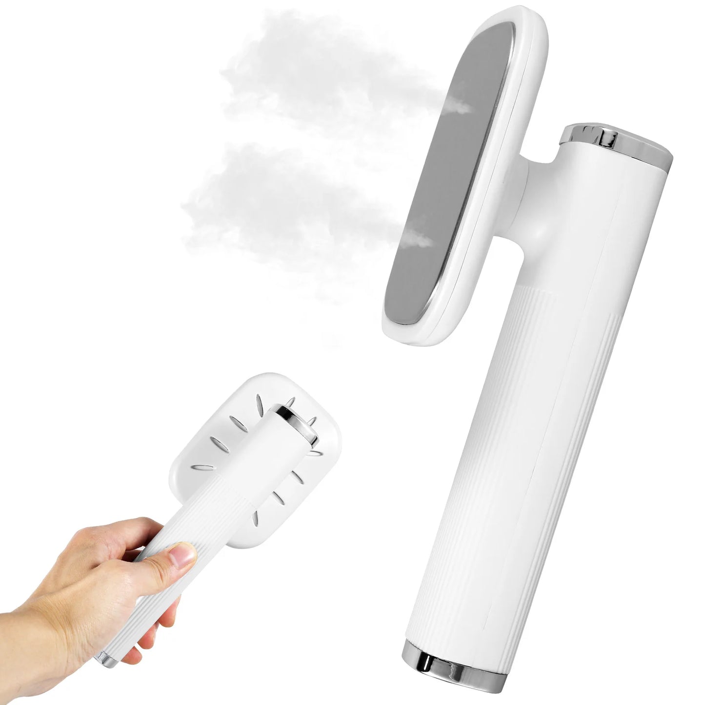 Fer à repasser de voyage, mini-machine à repasser portable, défroisseur à vapeur pour vêtements, éliminateur de plis, fer à vapeur manuel sec et humide pour tissus et vêtements.