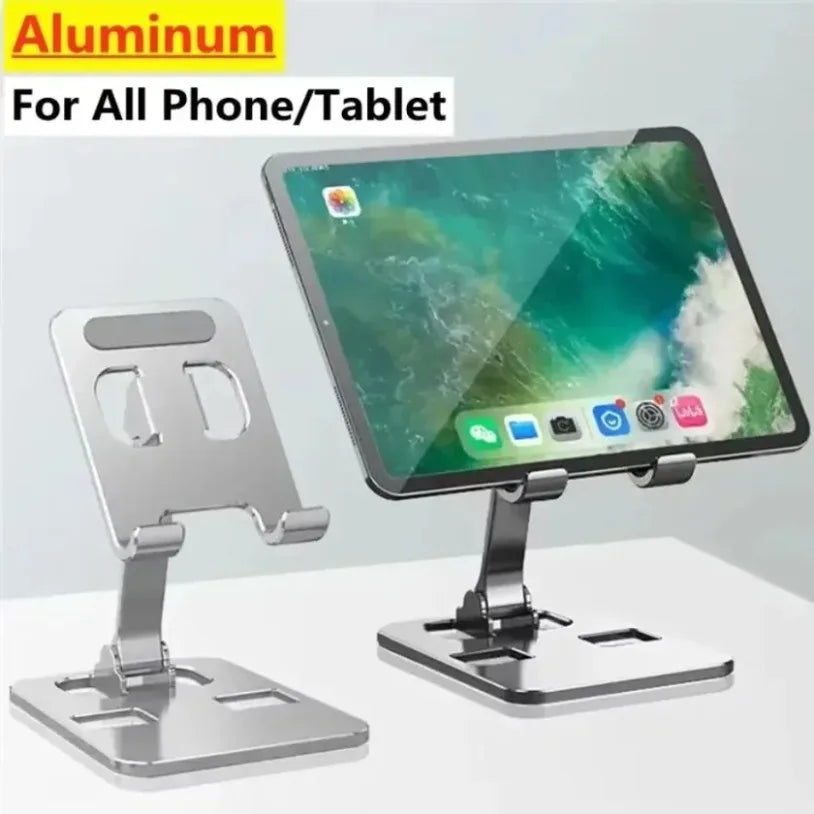 Support Universel en Aluminium pour Téléphone & Tablette – Réglable et Antidérapant