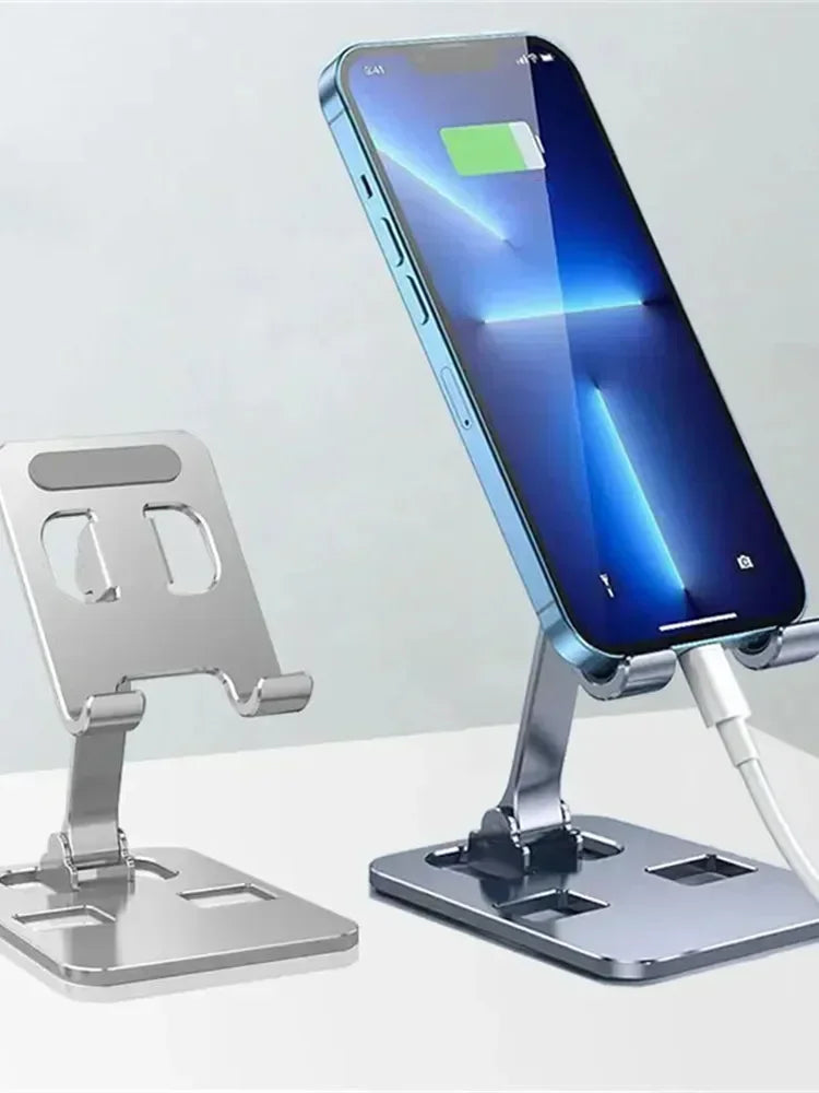 Support Universel en Aluminium pour Téléphone & Tablette – Réglable et Antidérapant