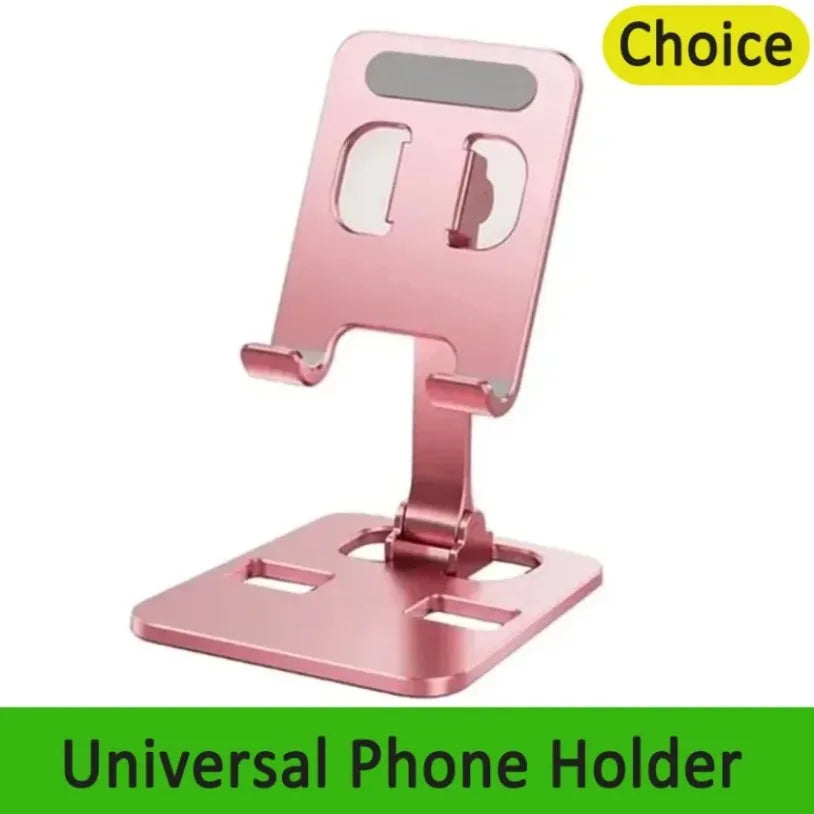 Support Universel en Aluminium pour Téléphone & Tablette – Réglable et Antidérapant